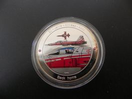 Medaille 50 Jahre Patrouille Suisse 2014 - Back home