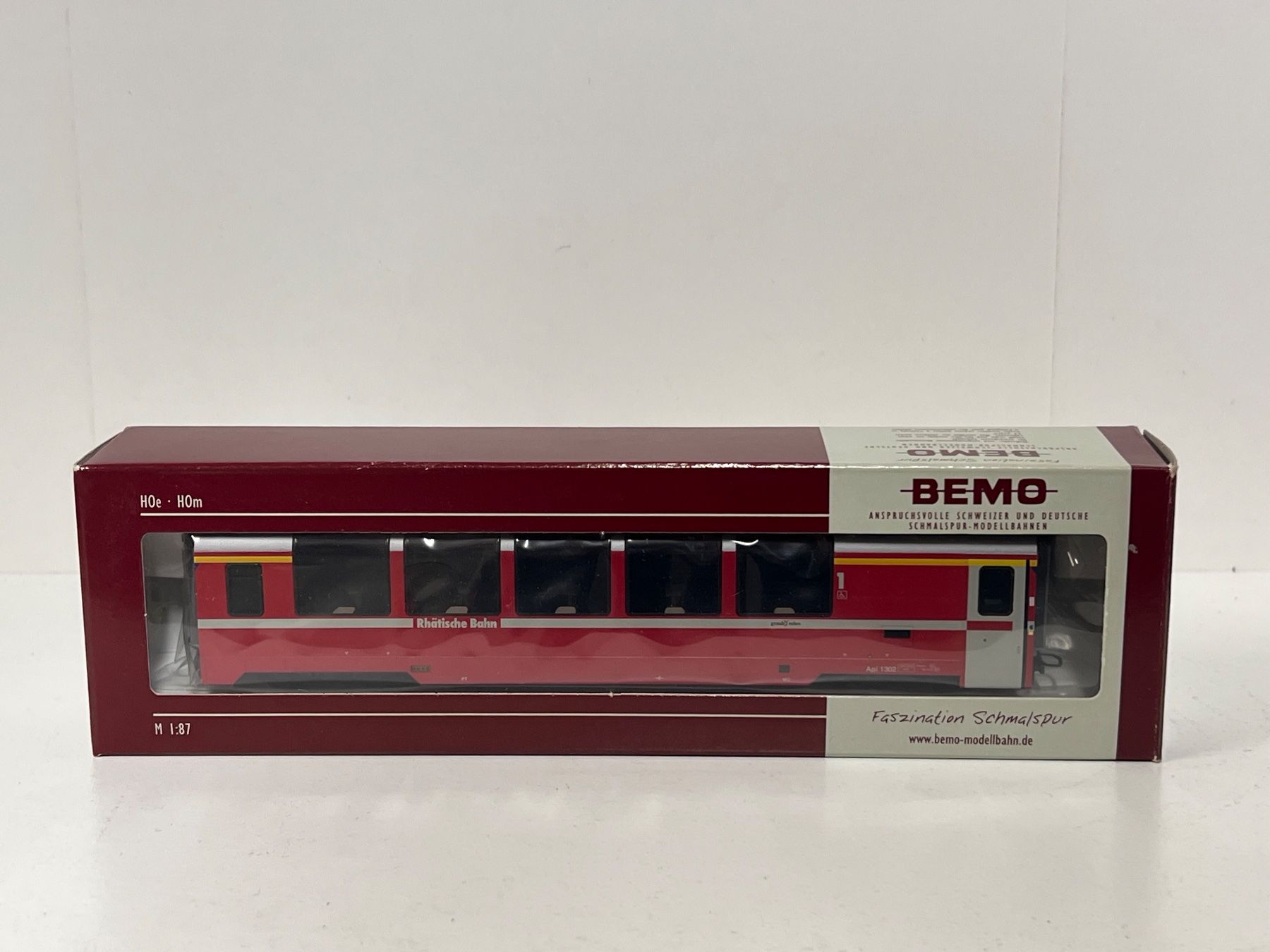 Bemo Modellini di ferrovie: Bemo 3293 112 RhB Api 1302 Panoramawg. "Bernina-Express – Nuovo e nell'imballaggio originale da Neuenhof venduto da ludovicco