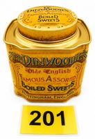Vintage Mr. Dinwoodie's Bonbon Dose Blechdose, Nr. 201