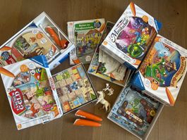 Tiptoi Set Spiele Bücher Stift Pferd Kuh Bauernhof Buchstabe