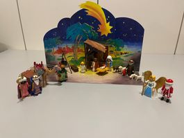 PLAYMOBIL Weihnachtskrippe mit Familie und Könige
