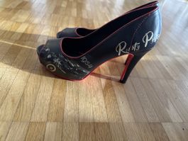 Rusti Pistons Peep toes high heel neu Rocker billy