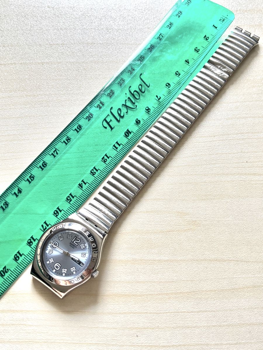Swatch Uhren: Swatch Uhr Silber Metall Armband  – Gebraucht aus Grenchen von chththl 8