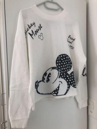 princess Weisses Mickey Mouse pullover, neuwertig, gr.S