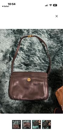 Sac bandoulière en cuir de chez Pourchet