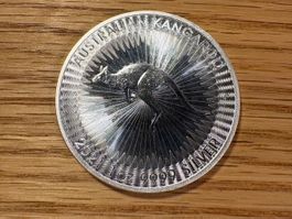 Silbermünze Australian Kangaroo 2021 1oz gebraucht