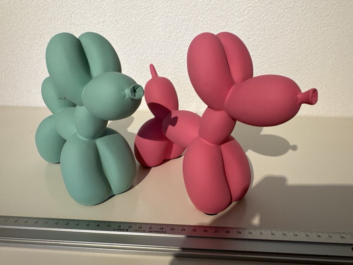 Sculture & Statue: Ballon Hund grün und pink – Usato da Bennwil venduto da escape39
