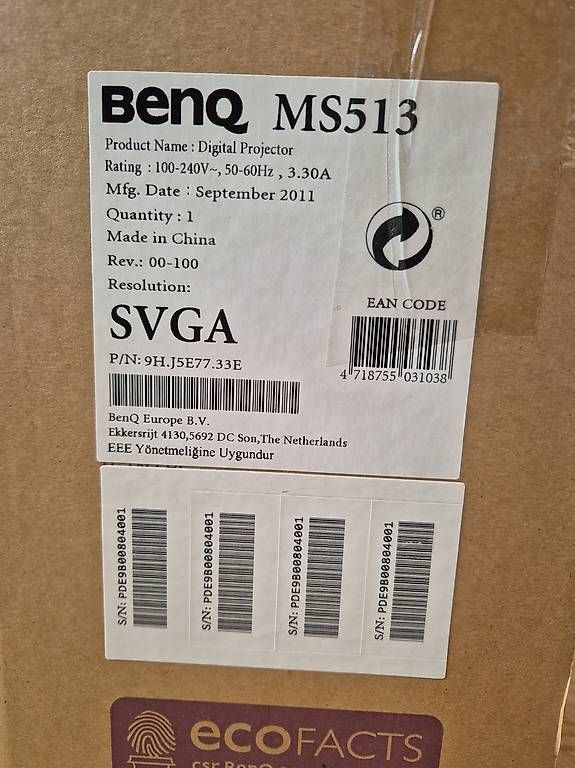 Proiettori: Beamer BENQ Projektor ms513 – Usato da Arlesheim venduto da Mamamarie 3