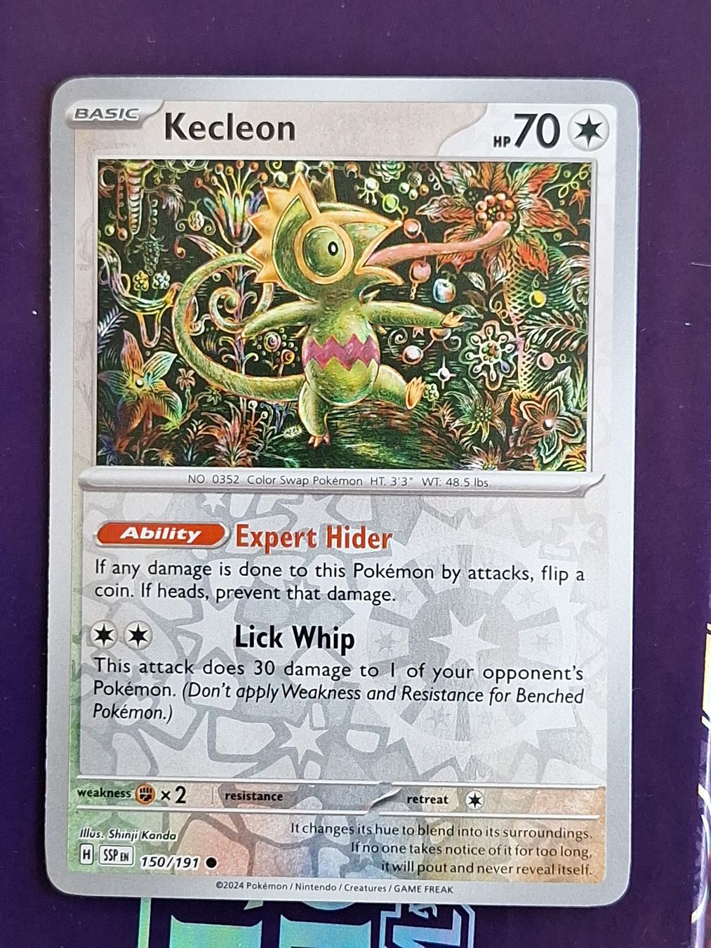 Pokémon Carte collezionabili: Kecleon - Reverse Holo - Pokemon Surging Sparks – Usato da Altstätten SG venduto da GGsGameshop