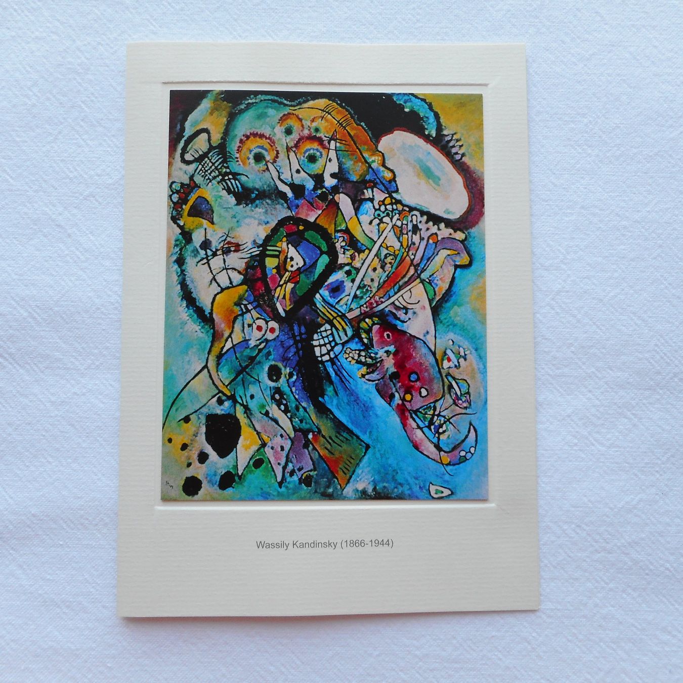 Cartoline postali: Kunstkarte - Wassily Kandinsky – Nuovo e nell'imballaggio originale da Niederlenz venduto da Berghem