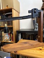 Industrial Pipe Wrench Lamp, Steampunk Style, Unique Gift!
