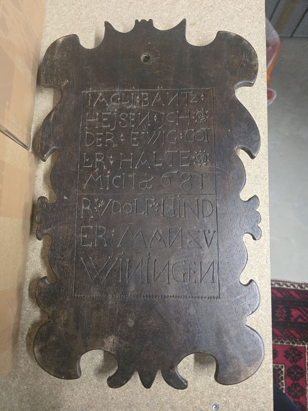 Tutte le decorazioni: Antiker Rahmen, Tee Servierer 1681 – Usato da Heimberg venduto da Bidu03 1