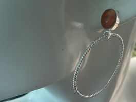 Ohrstecker Sterlingsilber mit Schaumkoralle