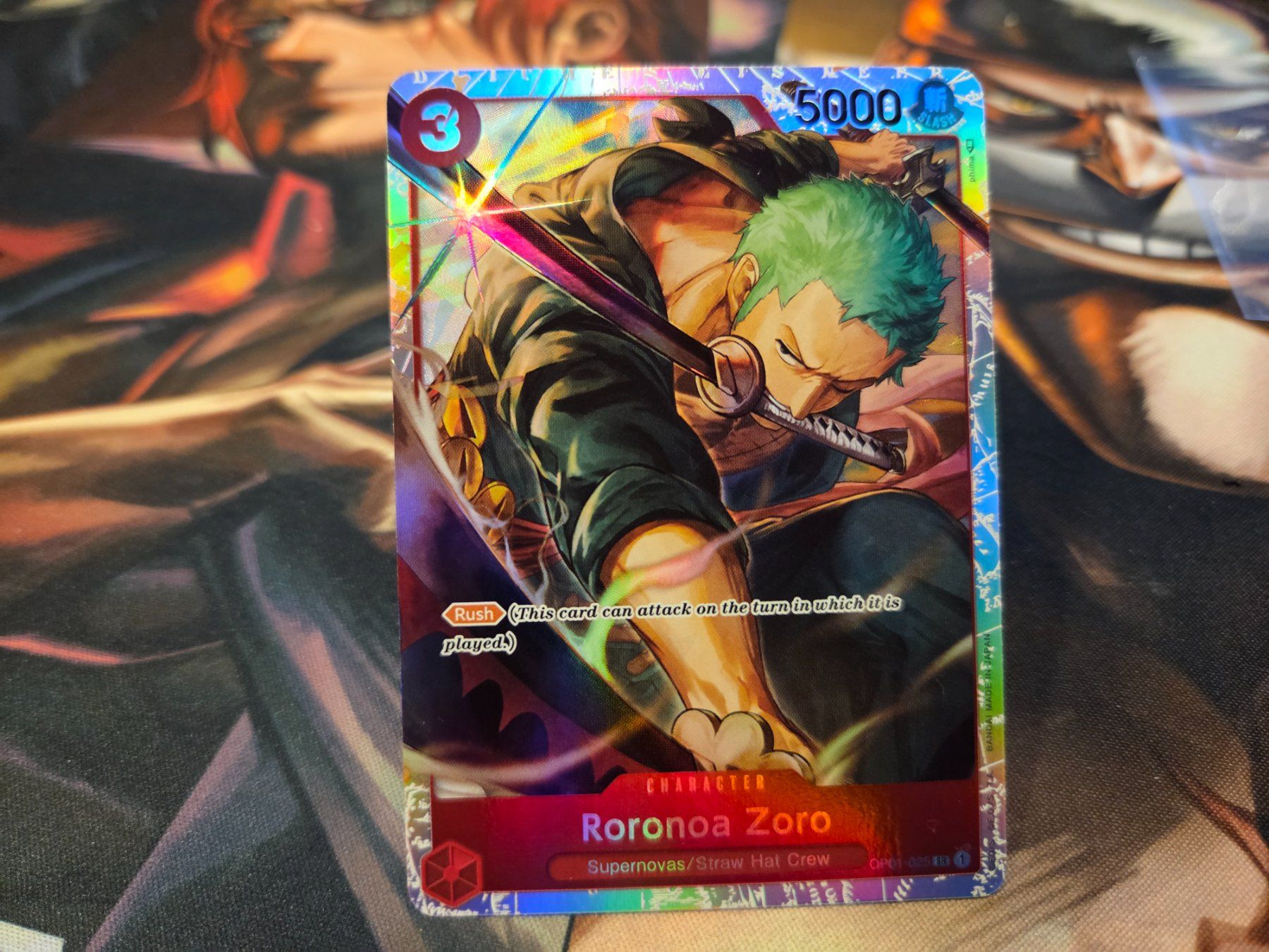 Bandai Sammelbilder & Trading cards: One Piece | Roronoa Zoro SR – Gebraucht aus Lugano von Doppia_B