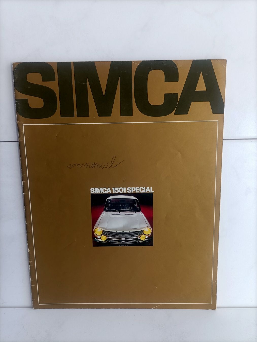 Bücher: Brochure Catalogue Simca 1501 1968 Spécial/GL – Gebraucht aus crans montana von AB3963