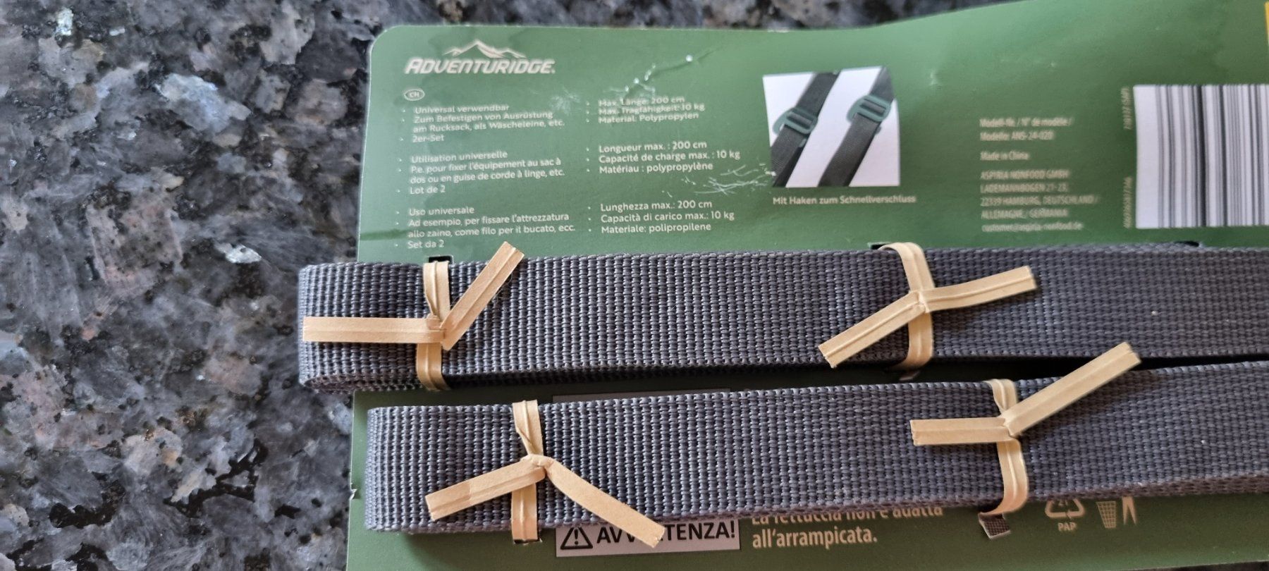 Nastri decorativi: GURTBAND 200cm 2er-Set grau neu – Nuovo (secondo la descrizione) da egliswil venduto da Maggy6 1