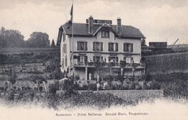 Auvernier - Hôtel Bellevue.  Arnold Clerc Propriétaire  1905