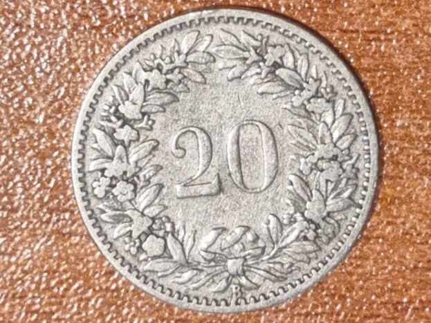 Toutes les monnaies: 20 rappen 1891 – D'occasion à Bure par chap981 1