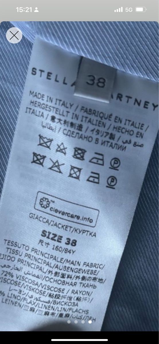Stella McCartney Giacche: Stella McCartney Blazer Gr 36DE/38IT – Nuovo (secondo la descrizione) da Ebmatingen venduto da dartim 3