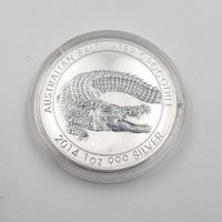 1 Unze Silber 999 – SALTWATER CROCODILE 2014  TOP Silberunze