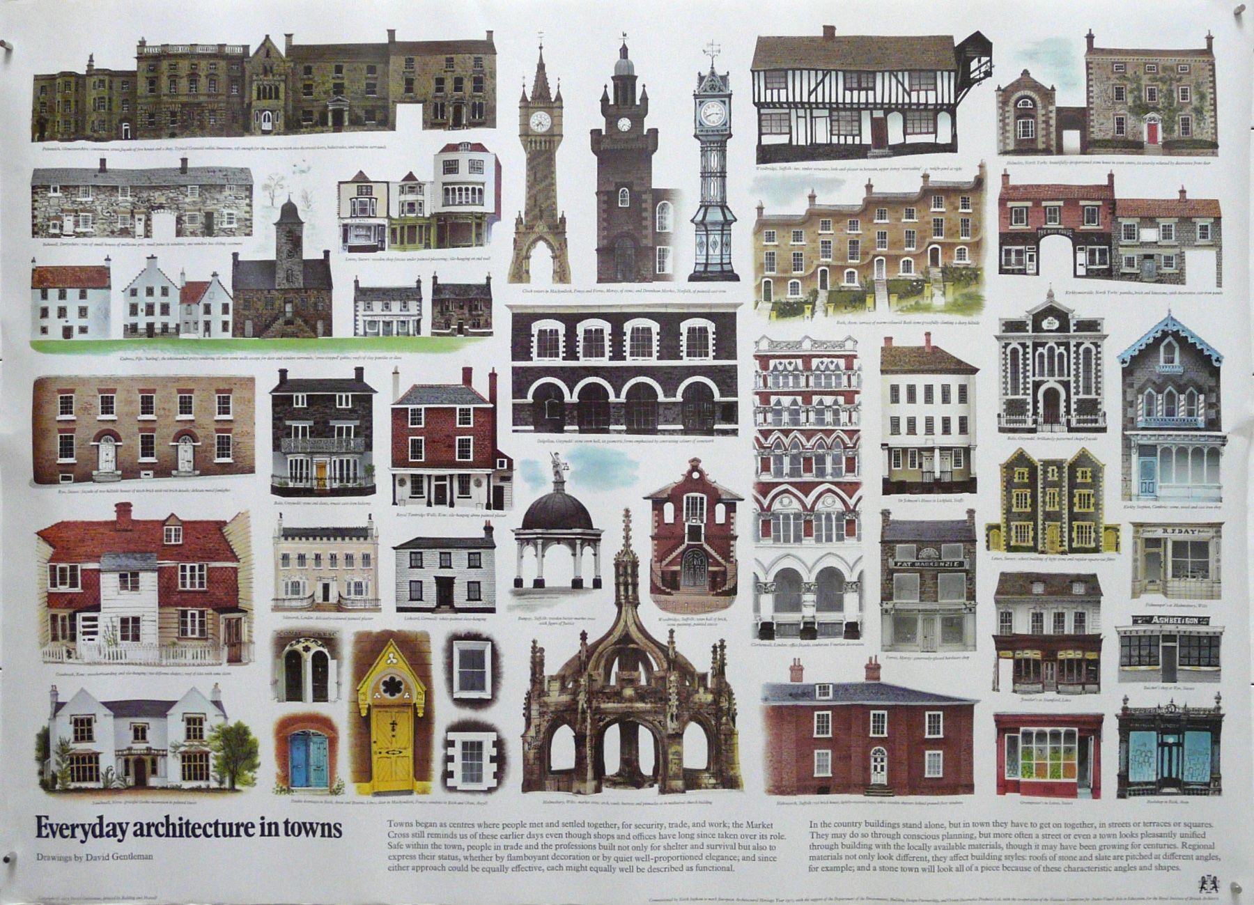 Foto & Immagini: Poster: Everyday architecture in towns – Usato da St. Gallen venduto da yanik020505