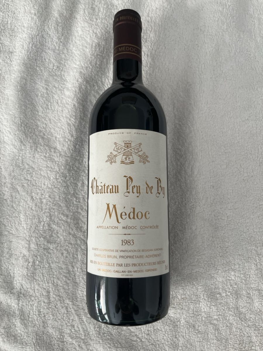Vino: Château Pey de By - Médoc 1983 – Nuovo e nell'imballaggio originale da Gockhausen venduto da London95