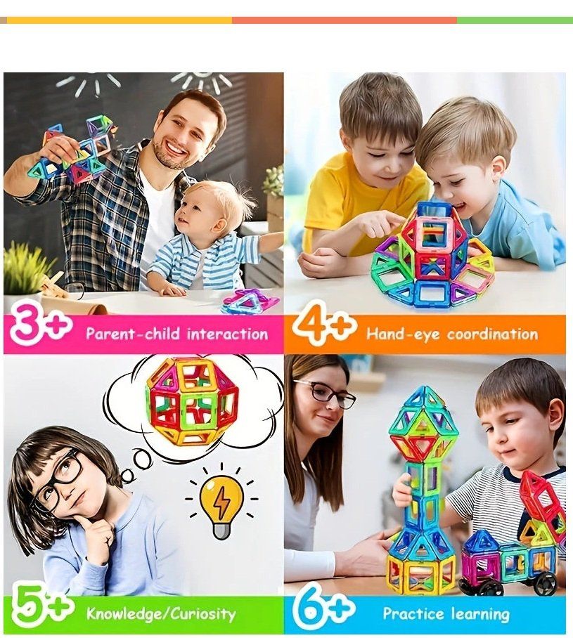 Giocattoli: NextX Mega Next Creativity Magnetbaukasten/Neu/OVP – Nuovo e nell'imballaggio originale da Volketswil venduto da rubin74 2