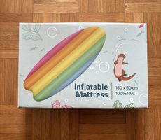 Rainbow Luftmatratze, 160x60 cm, Neu, Sommer, Badespass