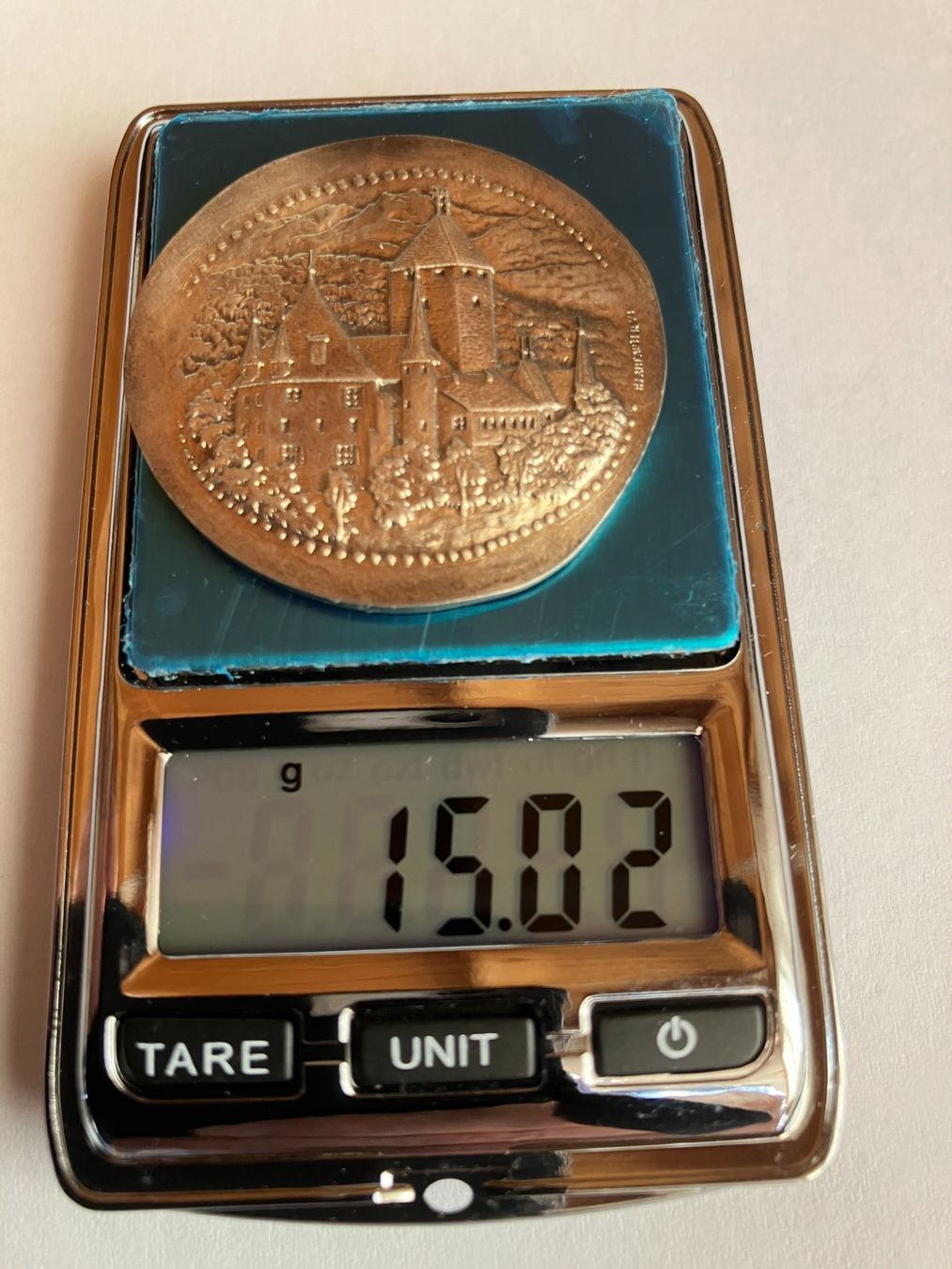 Medaillen: Silber Medaille Schloss Spiez – Gebraucht aus Benken SG von Epsm 2