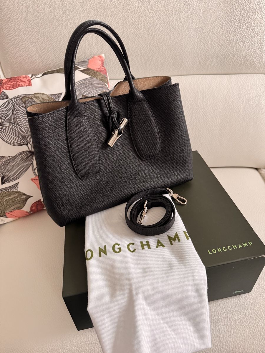 Longchamp Sacs femmes: Longchamp Roseau Medium – D'occasion à hägglingen par tamayra 9