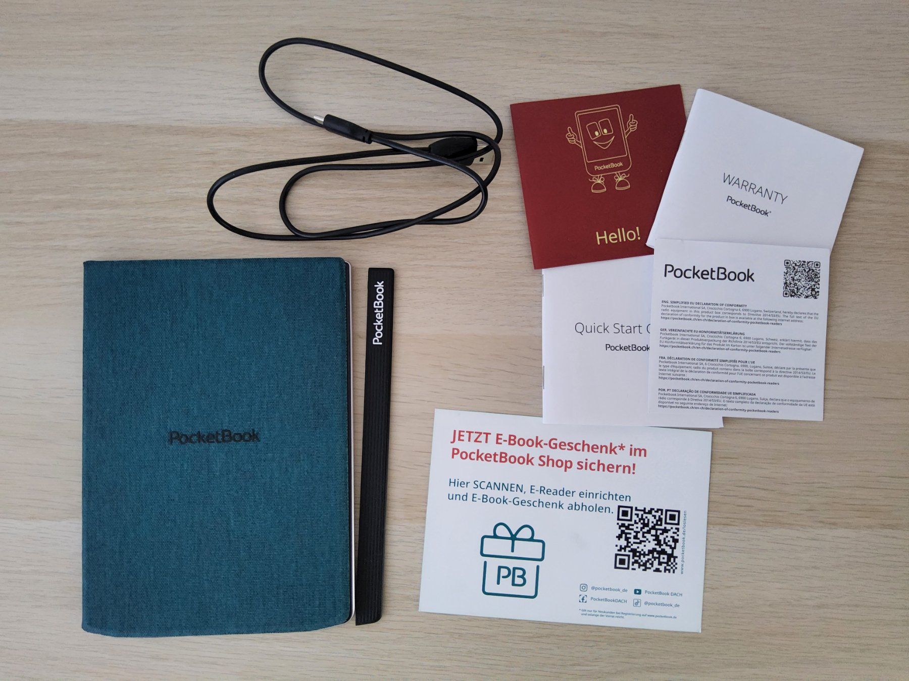PocketBook Tablet PC: PocketBook InkPad 4 E-Reader mit Hülle, top Zustand! – Gebraucht aus Heiden von kas_zln5 1
