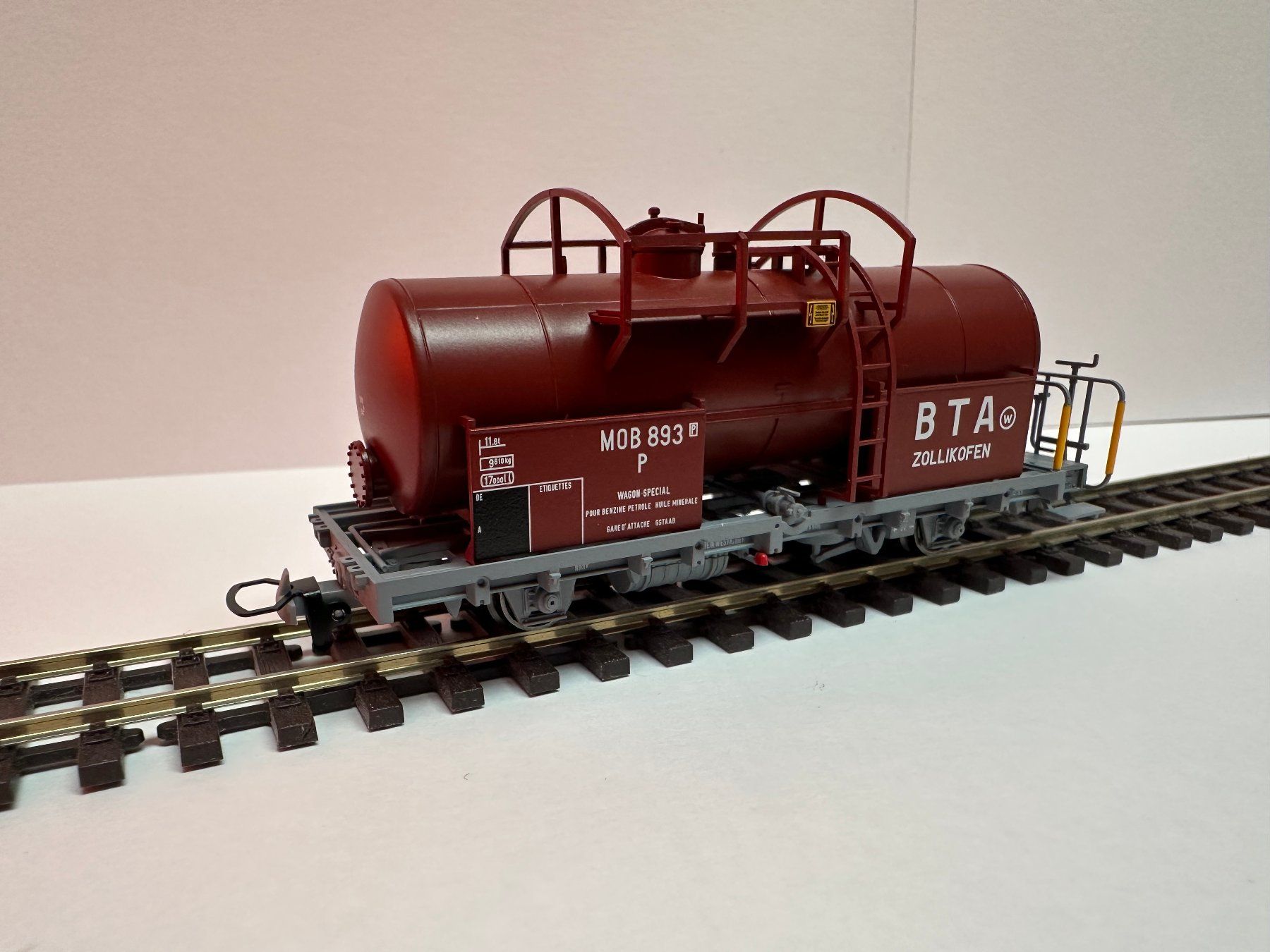 Bemo Trains électriques: Bemo - MOB P 893 - Kesselwagen – Neuf avec emballage d'origine à Domat/Ems par mmx4001 1