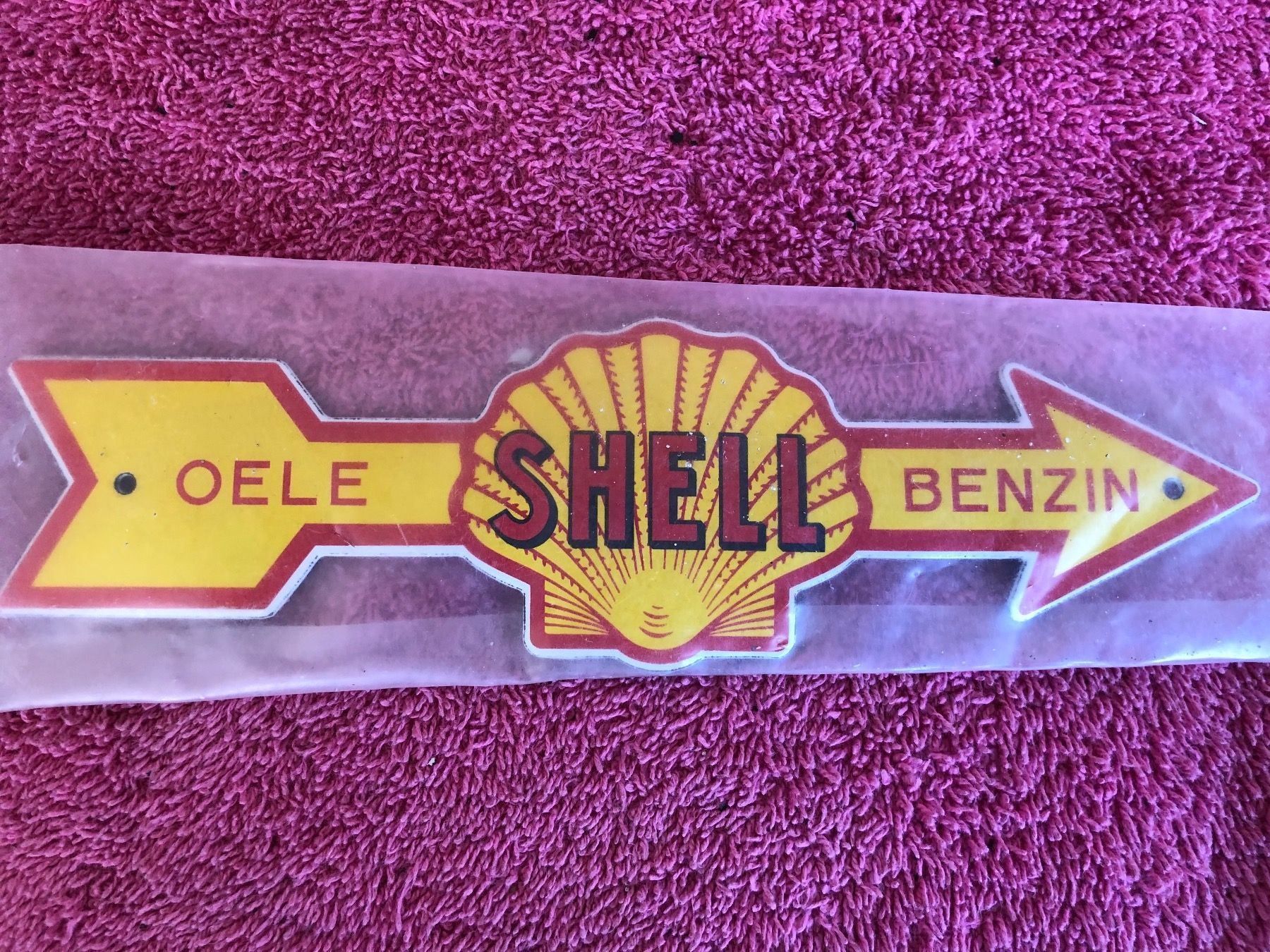 Schilder: Shell öle benzin tankstelle – Neu und originalverpackt aus Reinach AG von rares75