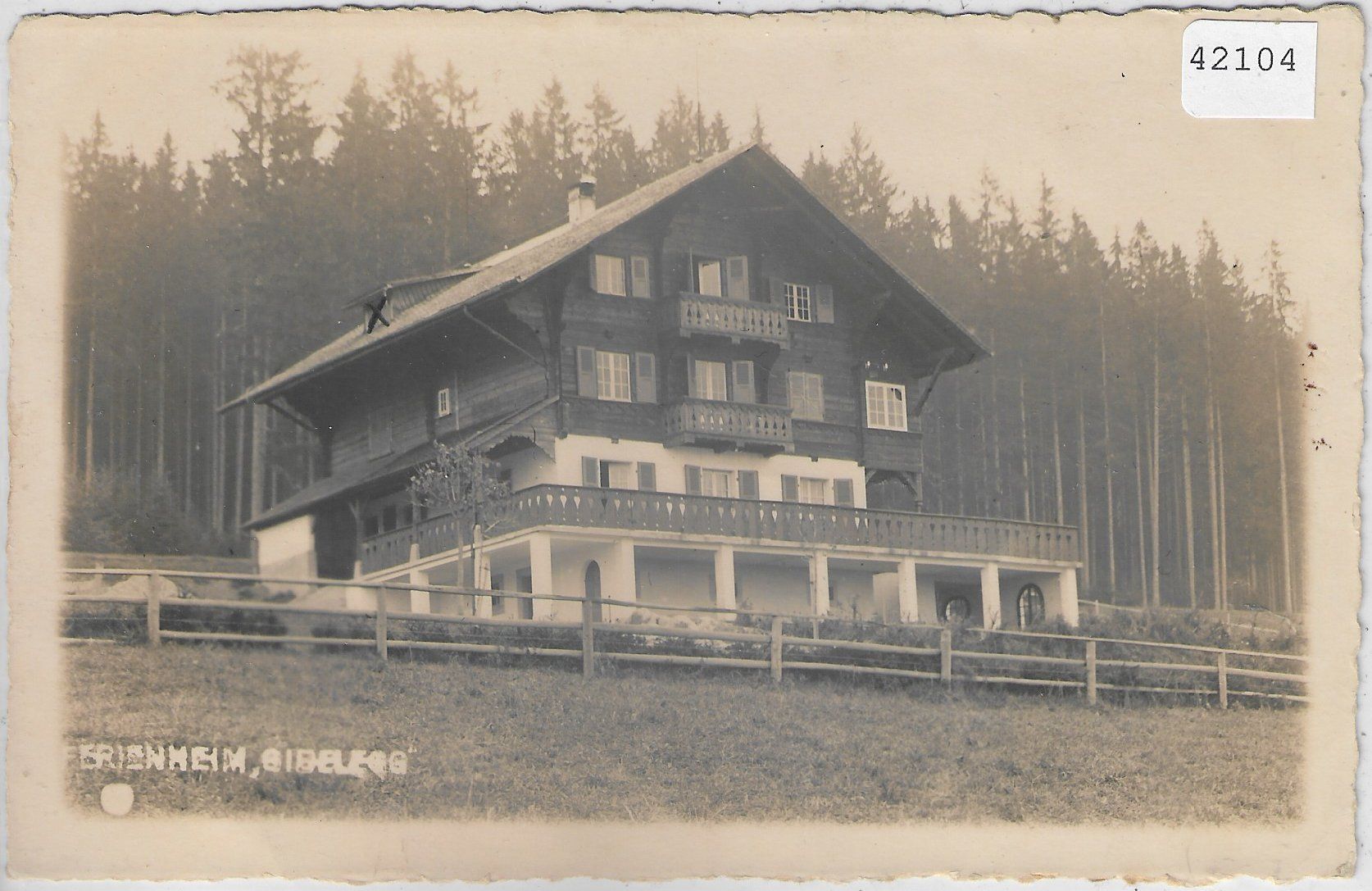 Cartoline postali: Ferienheim Gibelegg bei Riggisberg – Usato da Ettingen venduto da Kartenplanet