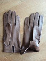 Damen Handschuhe Leder braun Grösse 7 3/4 neu