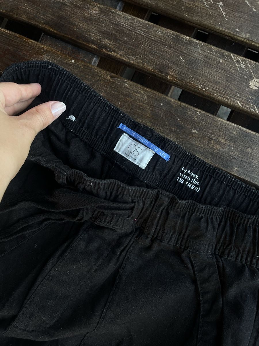 Pantaloni: Schöne Leinenhose in Schwarz – Usato da Zürich venduto da gio_zyc9 3