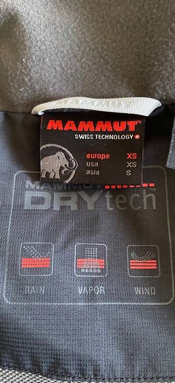 Giacche: Mammut Dry Tech  Regen Jacke Windjacke Gr XS – Usato da Erlinsbach SO venduto da ren_rvc9 2