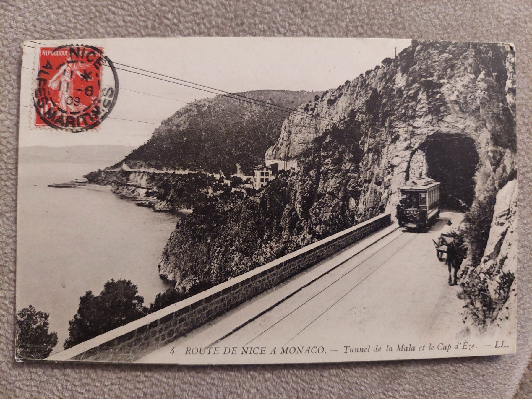 Ansichtskarten: Ansichtskarte Nizza von 1908 – Gebraucht aus Elsau von isidobrany09
