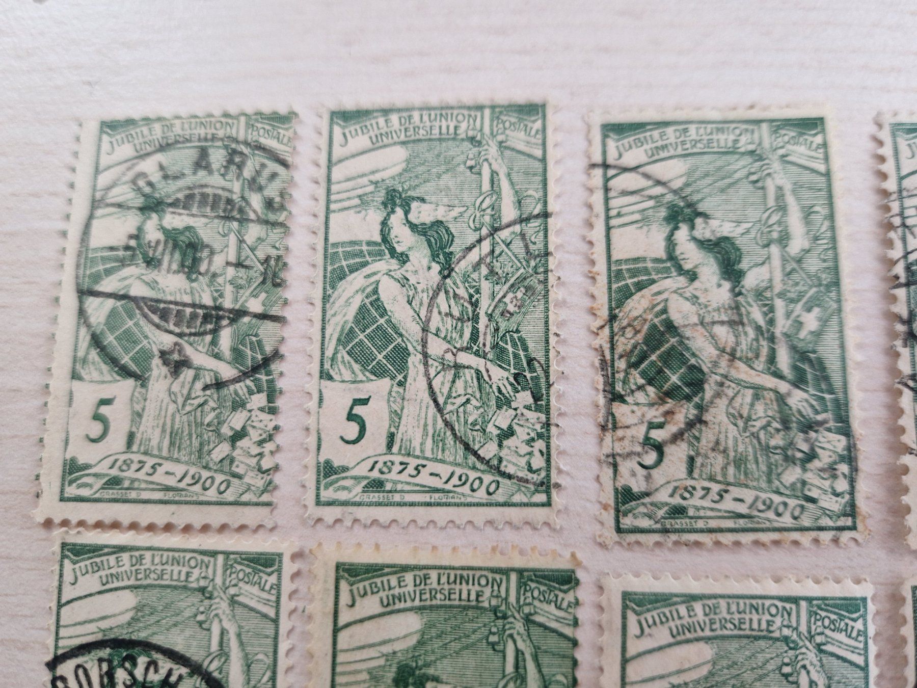 Alle Briefmarken: UPU Lot, ab 1.- – Gebraucht aus Burgdorf von Glossy01 1