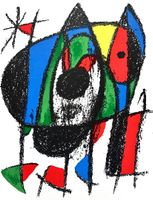 Joan Mirò - Vintage -Lithographie - 1975