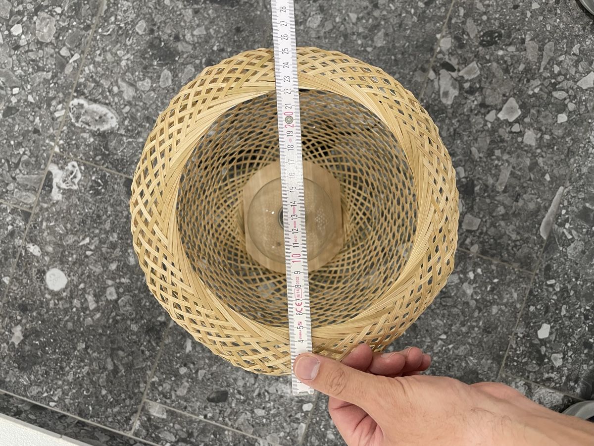 Mömax Lampade: Rattanlampe 50 cm x 25 cm – Usato da Waldenburg venduto da manu_m93 2