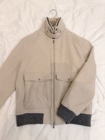 Brunello Cucinelli Cashmere Aviator Jacke – Prototyp / selte