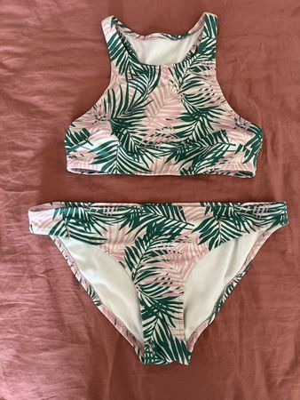 Bikini Twintip mit Palmenmuster Grösse S