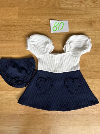 Hochwertiges Kleid mit Unterhose, Gr. 80, wie neu
