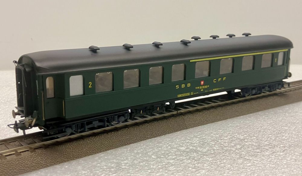 METROP 7060= Abteilwagen SBB AB 003-6 1./2. Kl. - NEUWERTIG 3