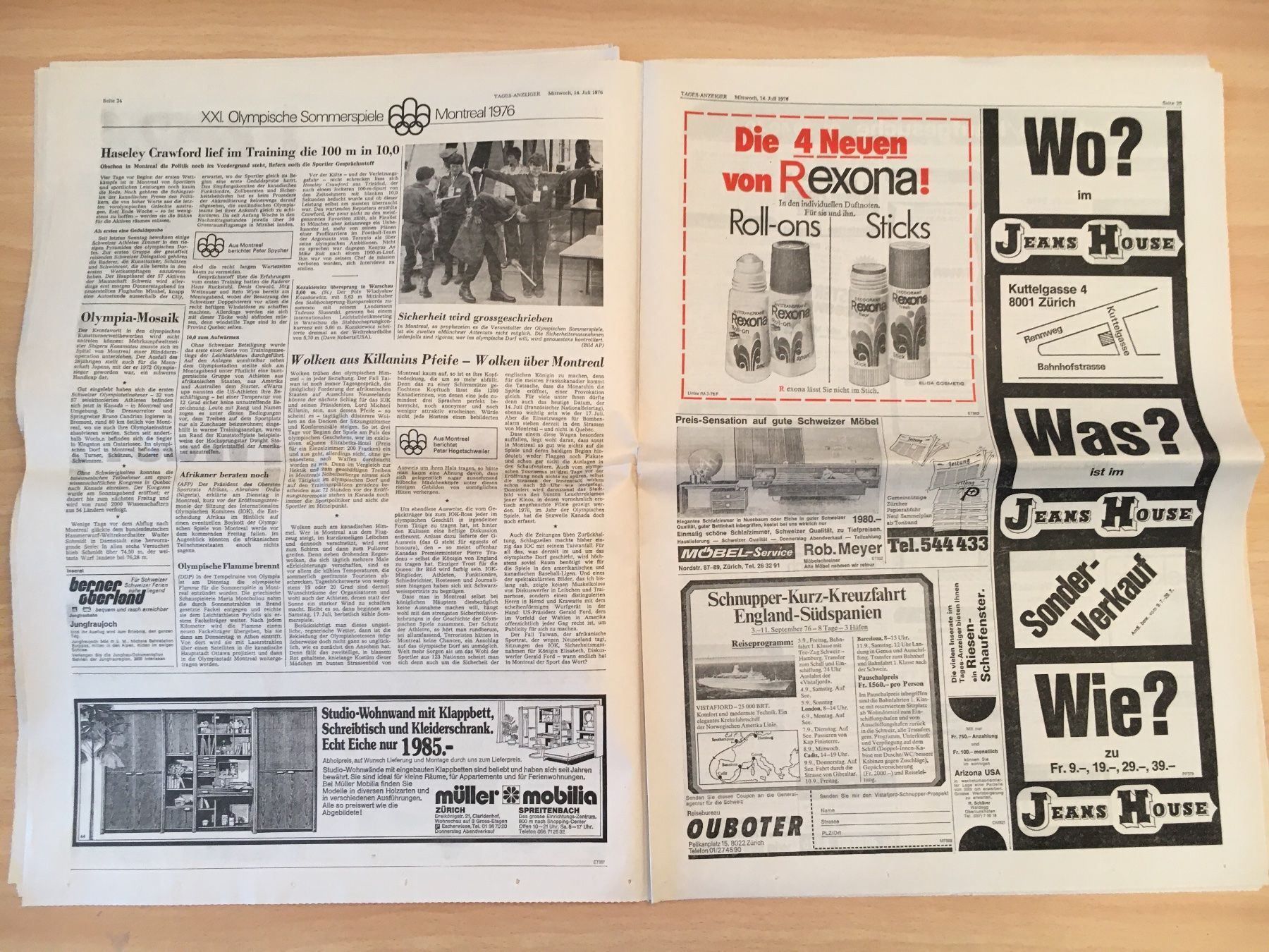 Zeitschriften & Magazine: Tagesanzeiger vom 14. Juli 1976 – Gebraucht aus Luzern von Jiggy_8898 7