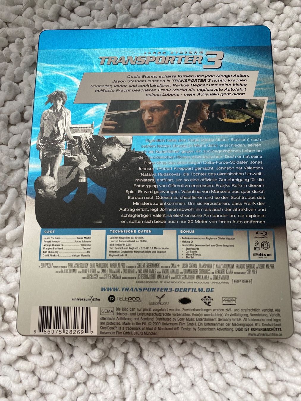 Alle DVDs: Transporter 1,2,3 bluray; Jason Statham – Gebraucht aus Jona von Mister_N0 5