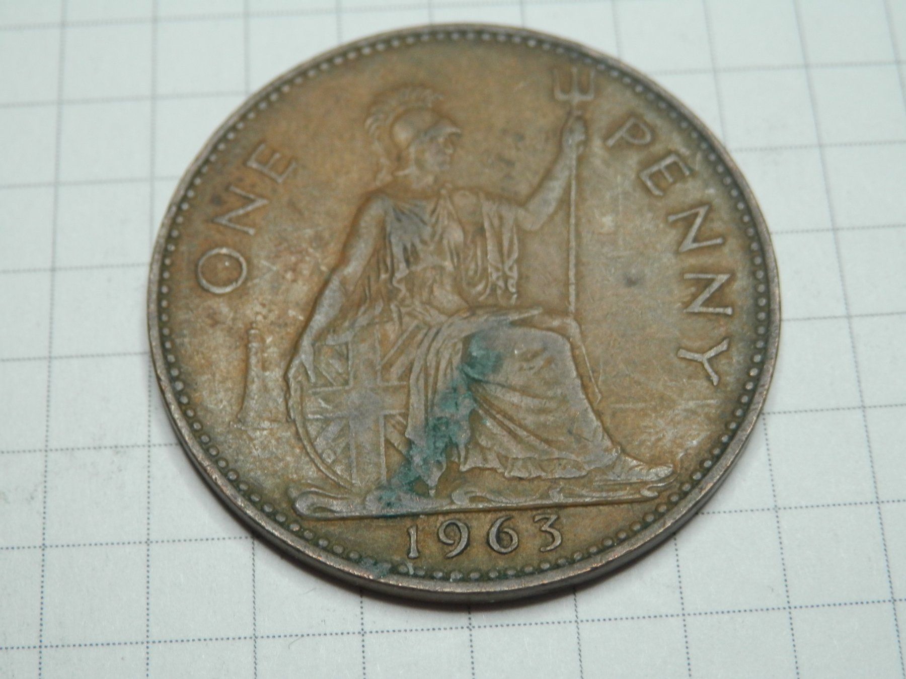 Alle Münzen: Großbritannien 1 Penny, 1963 – Gebraucht aus Weiach von weiach81 1