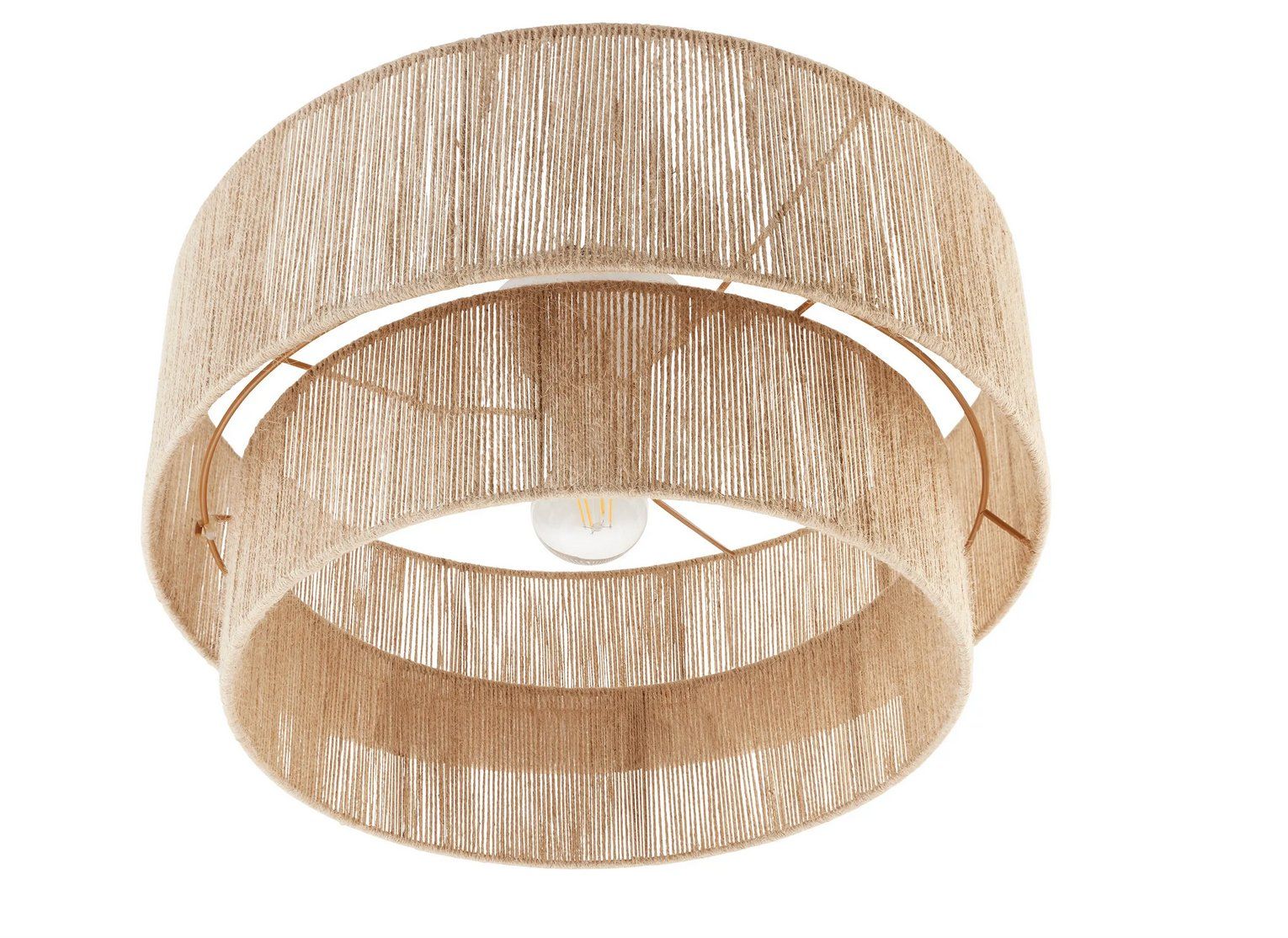 Lampadari & plafoniere: Deckenleuchte Lignea Lux aus Jute Boho-Stil, Wickeltechnik, – Nuovo (secondo la descrizione) da Steinhausen venduto da Retourenprofis 5