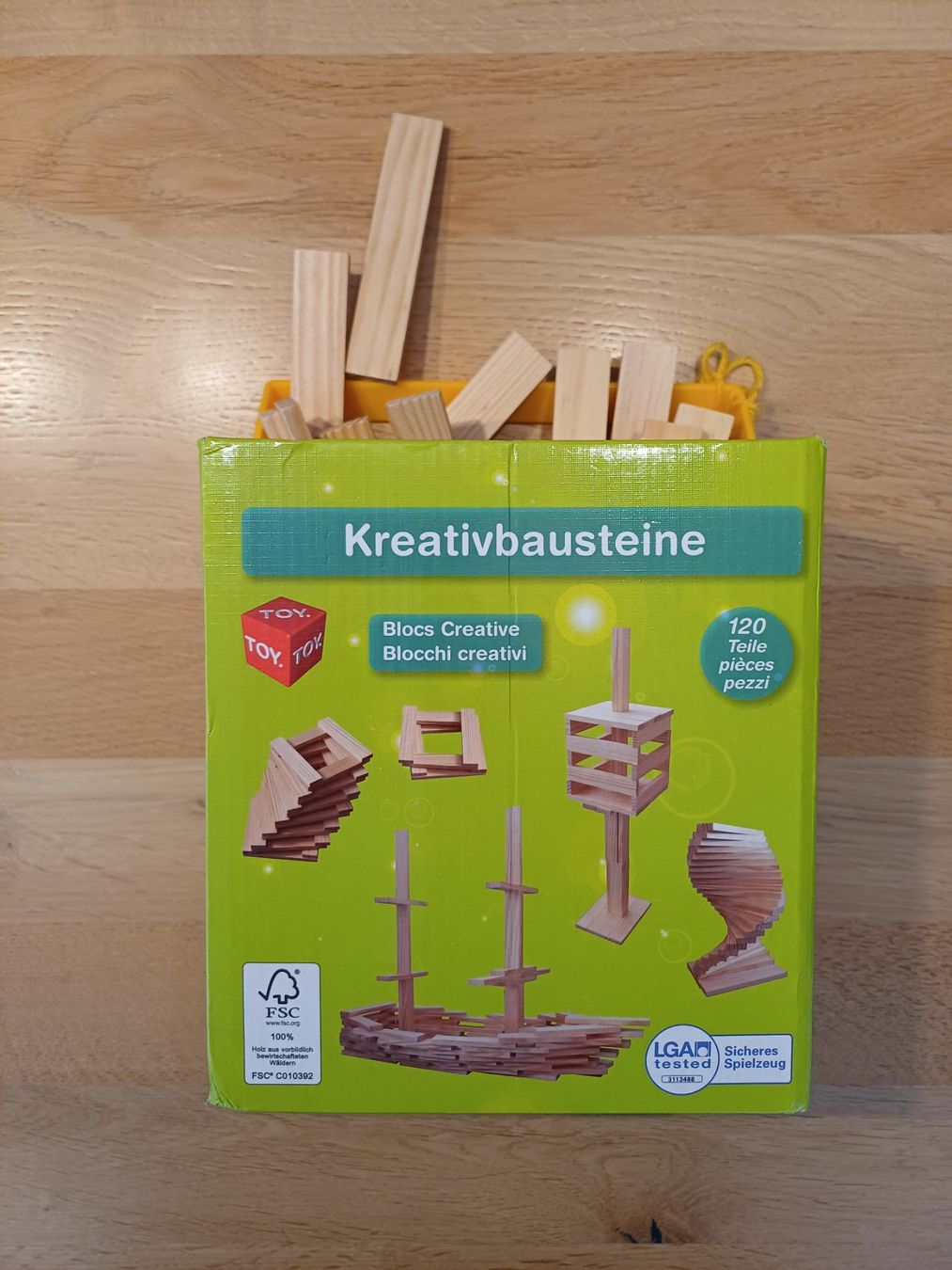 Giocattoli: Kreativbausteine a la Kapla – Usato da Wiesendangen venduto da Hofmamic